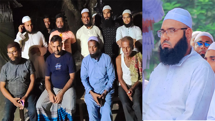 মাগুরায় শত্রুৎিপুররে মন্দির পাহারায় দায়িত্বে ইসলামী আন্দোলনের কর্মীরা 